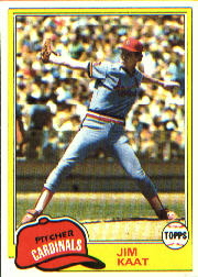 1981 Topps Baseball Cards      563     Jim Kaat